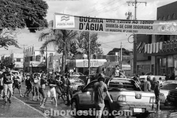 Oficialmente la administración municipal de Ponta Porã cancela la Guerra del Agua y todos los feriados de Carnaval