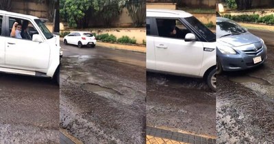 La Nación / “Nenecho” Rodríguez pide a la ESSAP reparar caños rotos para iniciar bacheo