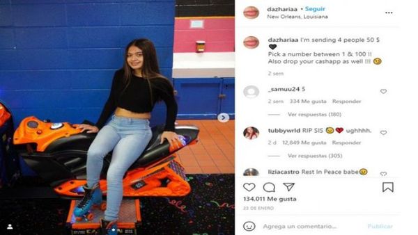 Estrella de TikTok Dazhariaa Quint muere a los 18 años