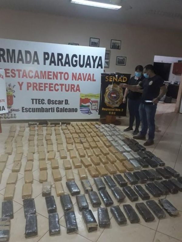 Detectan carga de marihuana en la zona del lago Itaipú