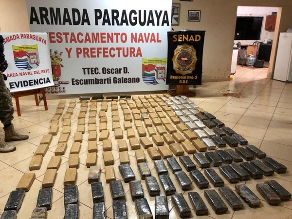 Detectan carga de marihuana en la zona del lago Itaipú