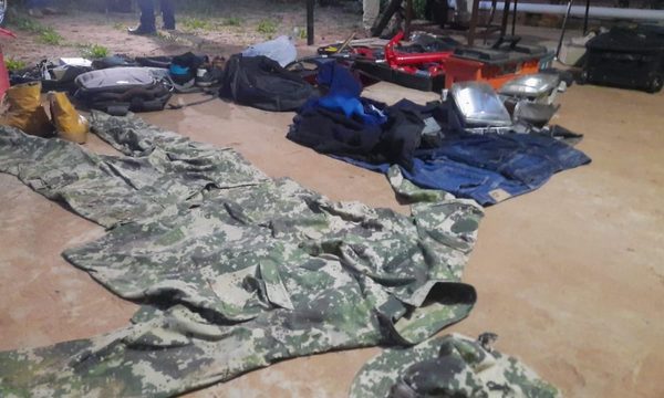 Allanamiento en Luque: No descartan que algún militar provea uniformes a delincuentes