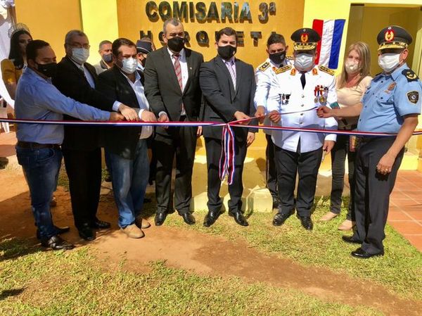 Inauguran mejoras en la comisaría de Horqueta