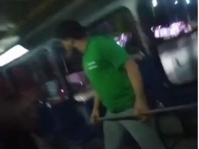 Pasajero fue golpeado por chofer de micro
