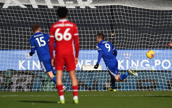 Liverpool cae ante el Leicester y acumula tres derrotas consecutivas