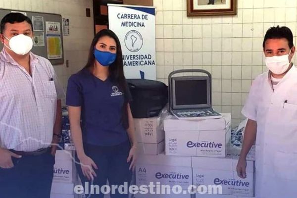 Universidad Sudamericana realizó una importante donación de equipos e insumos médicos al Hospital Regional de PJC