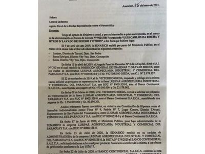 Prófugo por lavado consigue  crédito de G. 1.729 millones
