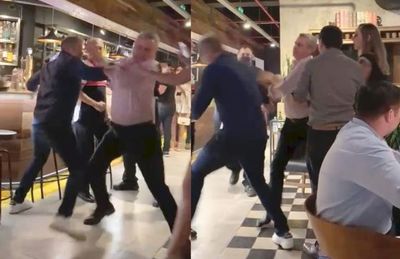 Villamayor se trenza a los golpes con escrachadores - Nacionales - ABC Color