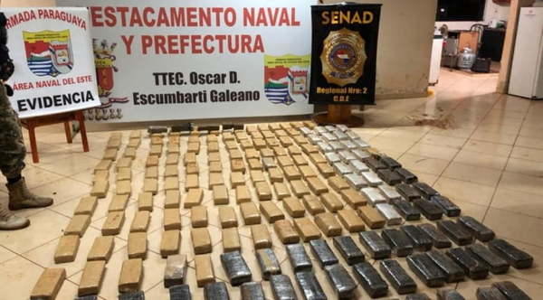 Incautan más de 186 kilos de marihuana prensada en Ciudad del Este - Noticiero Paraguay