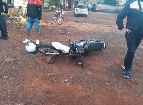 Conductor queda herido tras caer de su biciclo sobre la avenida Perú