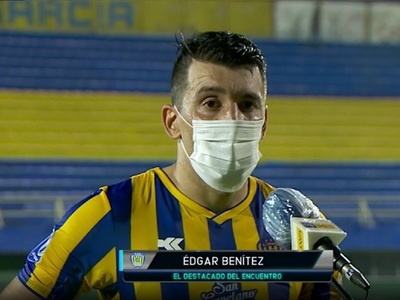 Édgar Benítez: "Nos fuimos temprano del partido"