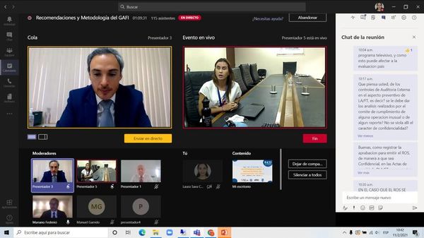 Organizaciones internacionales imparten taller de prevención de lavado de dinero - Mundo - ABC Color