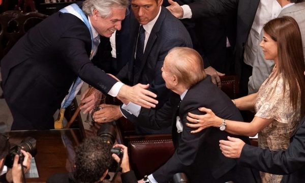 El expresidente Menem es velado en el congreso argentino