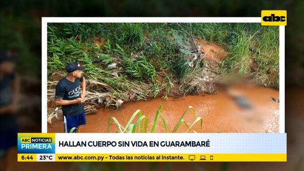 Hallan cuerpo sin vida en Guarambaré - ABC Noticias - ABC Color