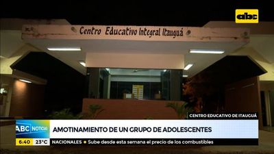 Amotinamiento de un grupo de adolescentes en el Centro Educativo de Itauguá - ABC Noticias - ABC Color
