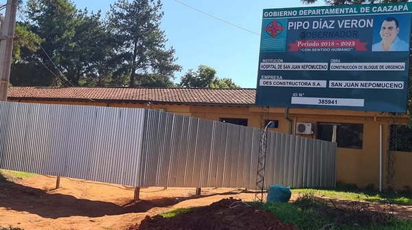 Construyen nuevo bloque de Urgencias en el hospital de San Juan Nepomuceno - Noticiero Paraguay