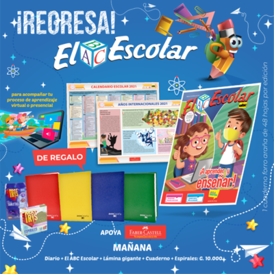 El ABC Escolar regresa mañana, con cuadernos de regalo - Nacionales - ABC Color