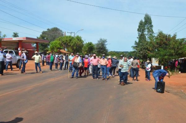 Cierre intermitente de la ruta PY11 en San Pedro