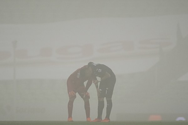 La impresionante tormenta de arena que azotó el estadio del Santos