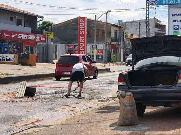 Acción ciudadana ante desidia del MOPC y de la comuna | El Independiente