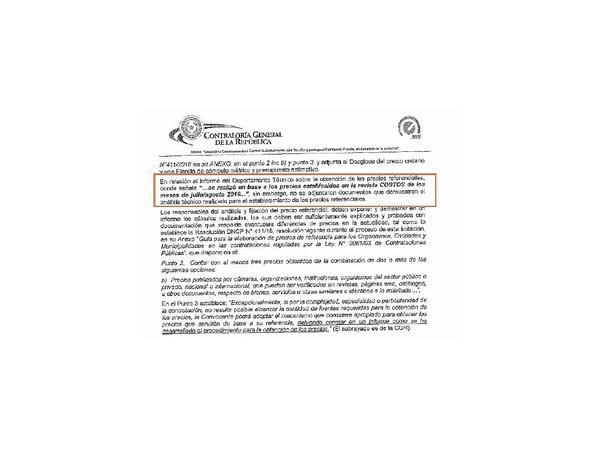 Costo base salió solamente de una revista