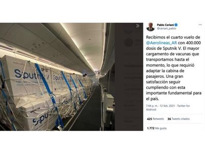 Falta de una línea aérea paraguaya prolonga  la agonía por las vacunas