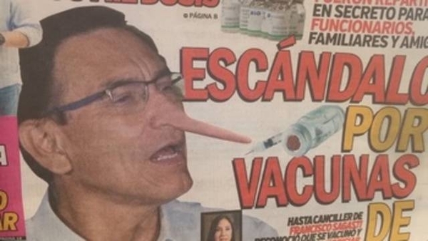 HOY / El vacunagate peruano se agrava tras revelarse vacunación secreta de ministra