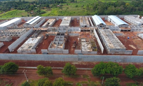 Penitenciaría de Minga Guazú con avance de 75%