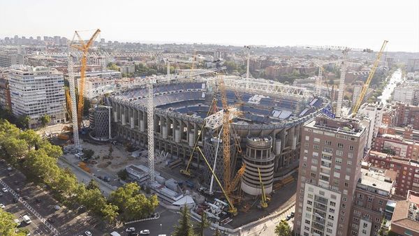A pasos agigantados: Así avanzan las obras en el Santiago Bernabéu “del futuro” - Megacadena — Últimas Noticias de Paraguay