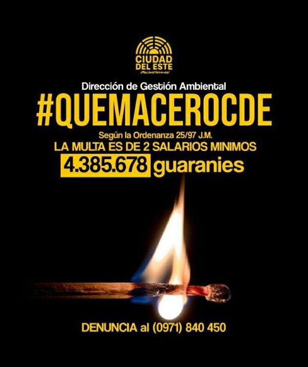 Persiste la inconsciencia de quema de basura - ABC en el Este - ABC Color