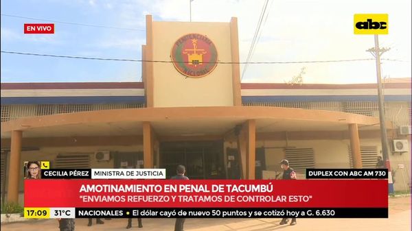Amotinamiento en el penal de Tacumbú - ABC Noticias - ABC Color
