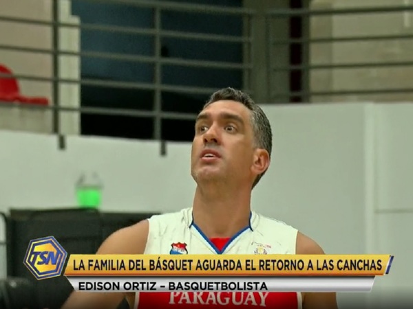 Edison Ortiz se muestra optimista con el regreso del básquet