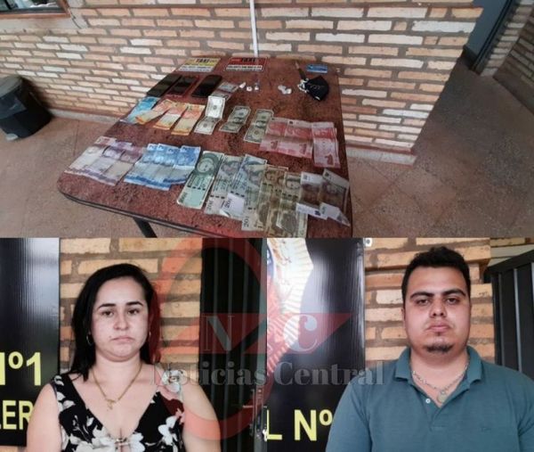Taxista y funcionaria Municipal son detenidos con droga