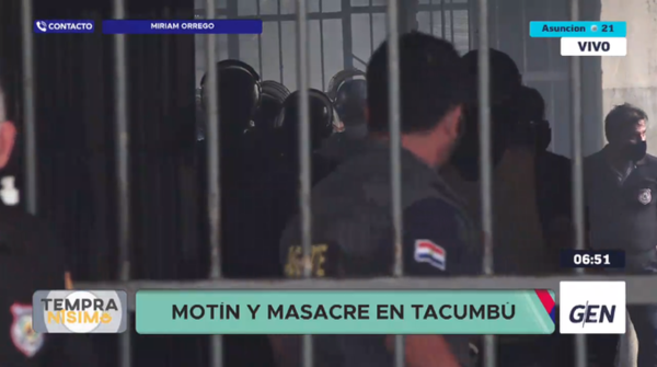 HOY / Myriam Orrego, del Sindicato de guardiacárceles de Tacumbú, sobre el amotinamiento de reclusos
