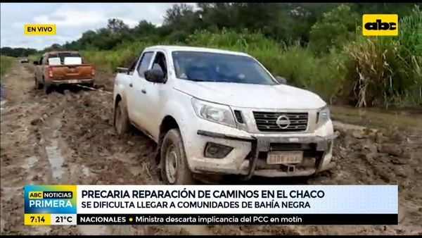 Precaria reparación de caminos en el Chaco - ABC Noticias - ABC Color