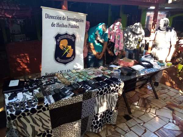 Hernandarias: Desbaratan gavilla que se dedicaba a la venta de drogas