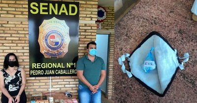 La Nación / Hacían delivery de cocaína oculta en tapabocas
