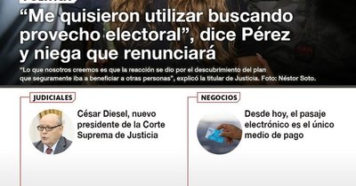La Nación / LN PM: Las noticias más relevantes de la siesta del 17 de febrero