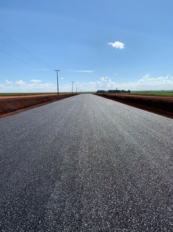 Importante progreso en construcción de asfalto - ABC en el Este - ABC Color