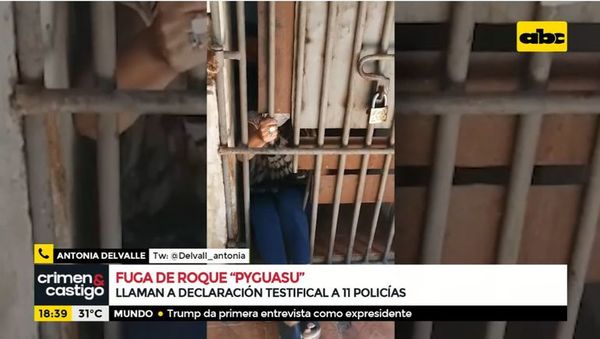 Fuga de Roque “Pyguasu” - Crimen y castigo - ABC Color