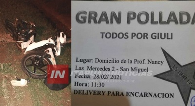 NIÑA SOBREVIVIENTE DE GRAVE ACCIDENTE EN HOHENAU NECESITA AYUDA
