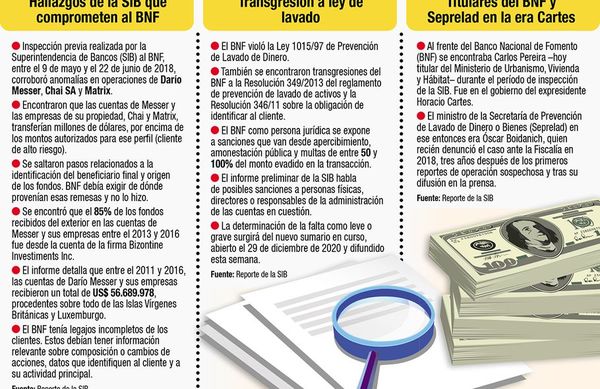 Expresidente del BNF responsabiliza a la Seprelad de negligencia en caso Messer - Nacionales - ABC Color