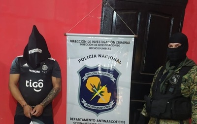 Detienen a un hombre con droga en su poder en Coronel Oviedo - Noticiero Paraguay