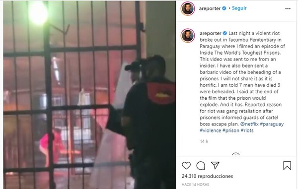 Masacre en Tacumbú: una explosión que fue advertida - Nacionales - ABC Color