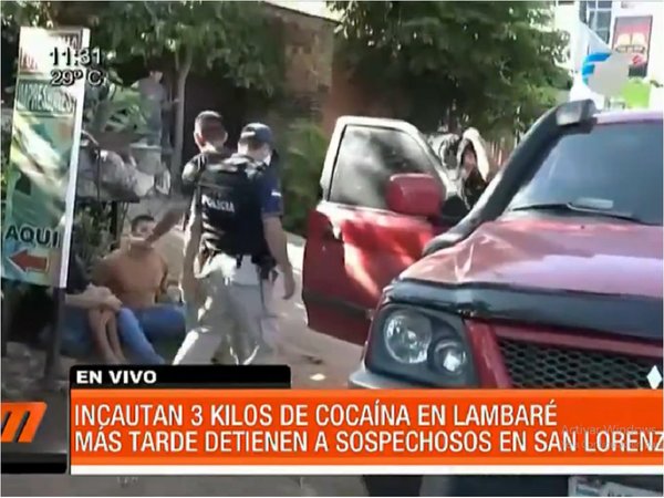Detienen a subcomisario por intentar "rescatar" a traficante