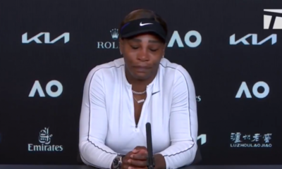 Entre lágrimas, Serena Williams se despide del Australian Open