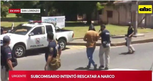 Sub Comisario fue detenido intentando rescatar a su ``patrón´´ narco