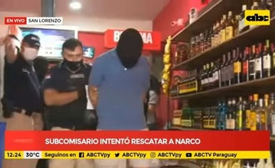 Subcomisario detenido por intentar rescatar a narco de un allanamiento