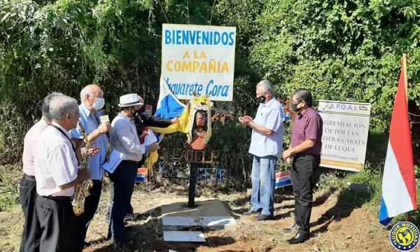 Descubrimiento de monolito alegórico al Cacique Jaguareté •