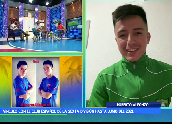 Roberto Alfonzo se abre camino en el fútbol español
